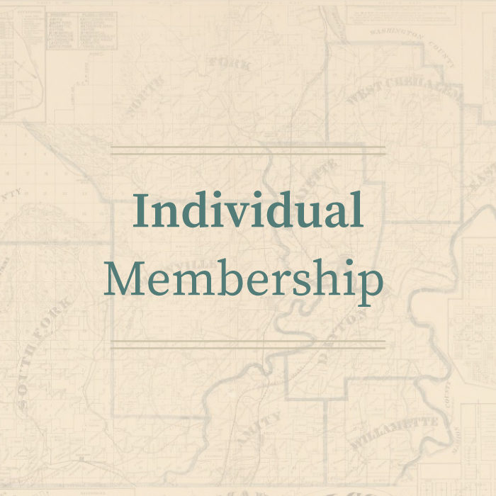 Individual Membership • Yamhill County Historical Society