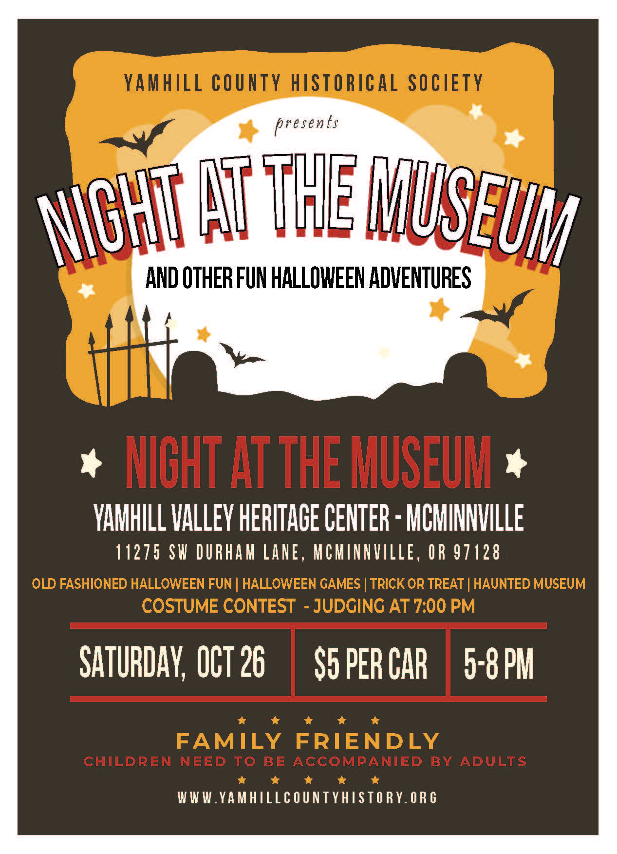 A Night at the Museum - Yamhill County Historical Society & Museums